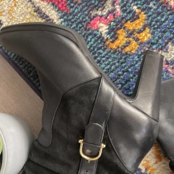 Ralph Lauren genuine leather /suede woman’s heels boots - Picture 6 of 12